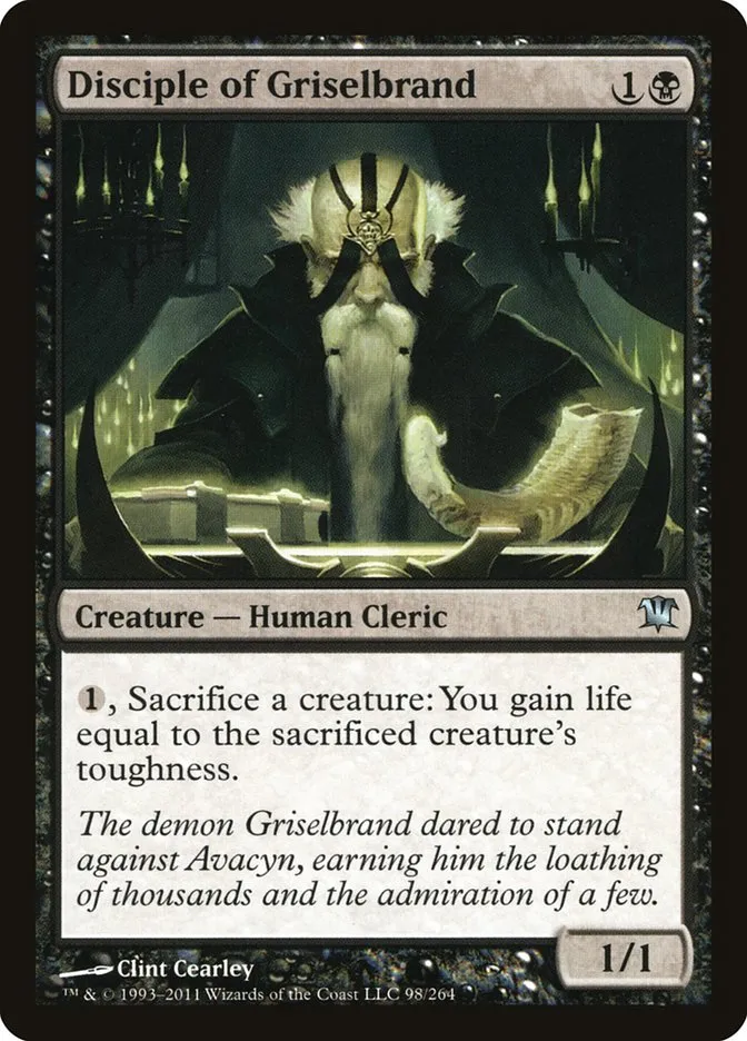 Disciple of Griselbrand Front Face