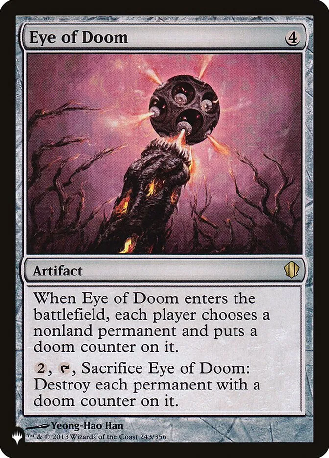 Eye of Doom Front Face