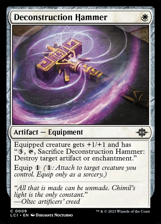 Deconstruction Hammer Front Face
