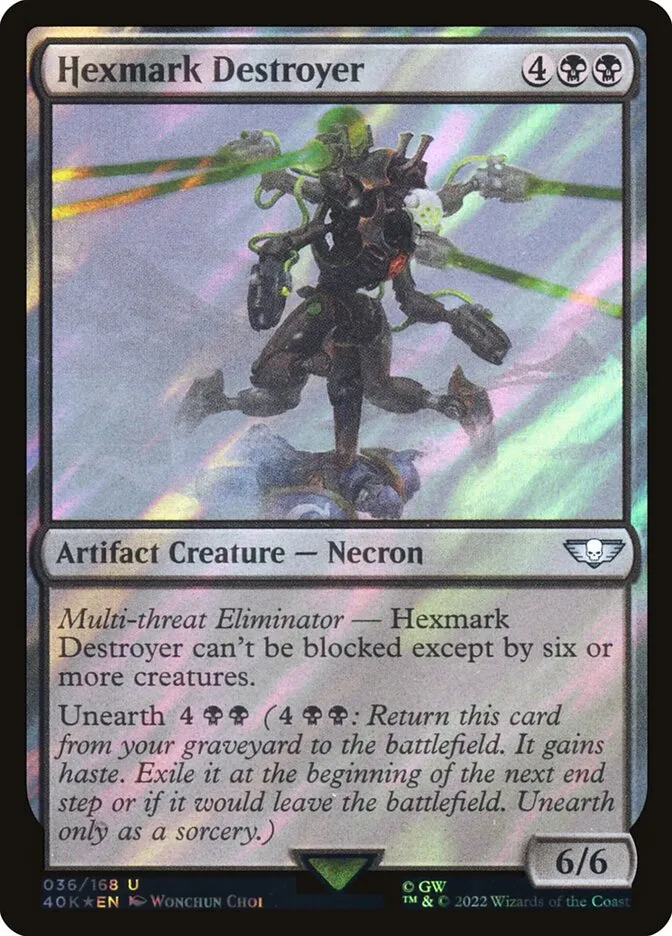 Hexmark Destroyer Front Face