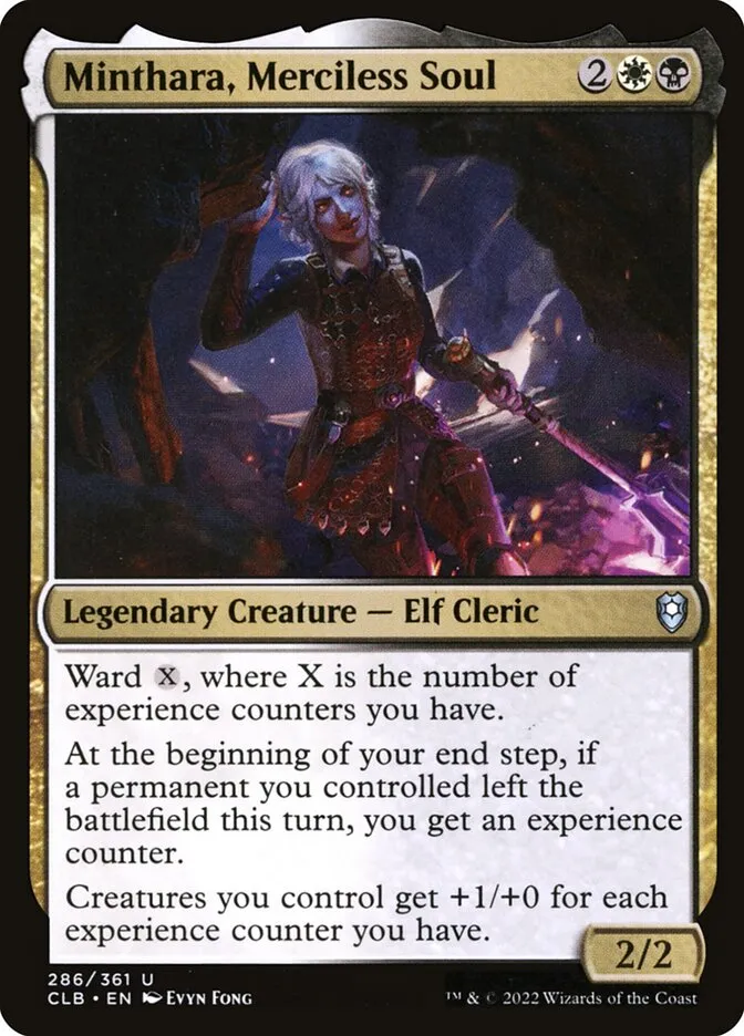 Minthara, Merciless Soul Front Face