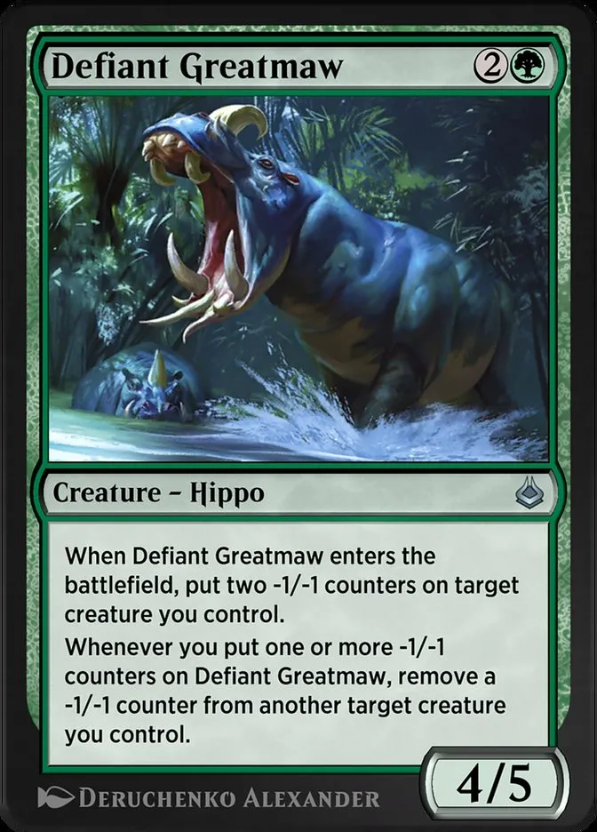 Defiant Greatmaw Front Face