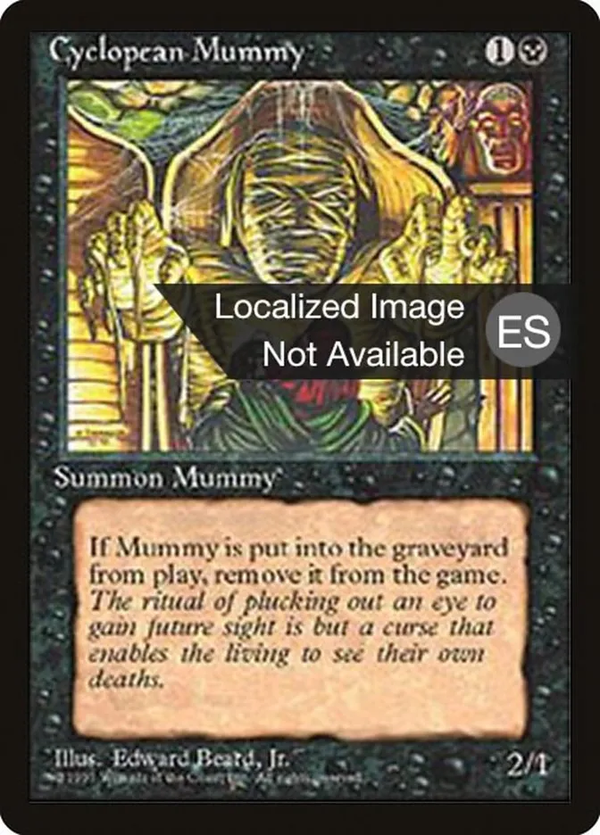 Cyclopean Mummy Front Face