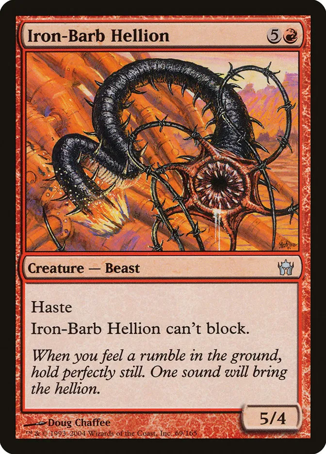 Iron-Barb Hellion Front Face