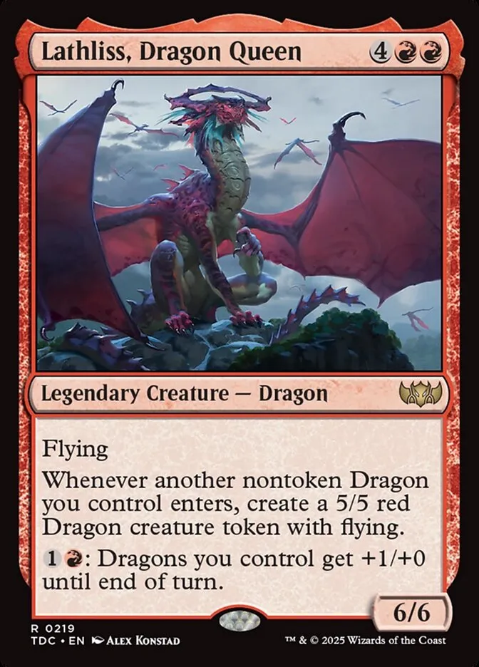 Lathliss, Dragon Queen Front Face