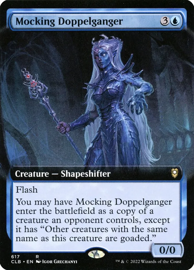 Mocking Doppelganger Front Face