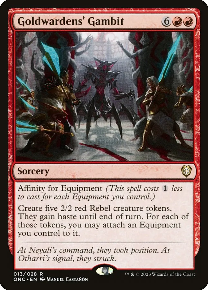 Goldwardens' Gambit Front Face
