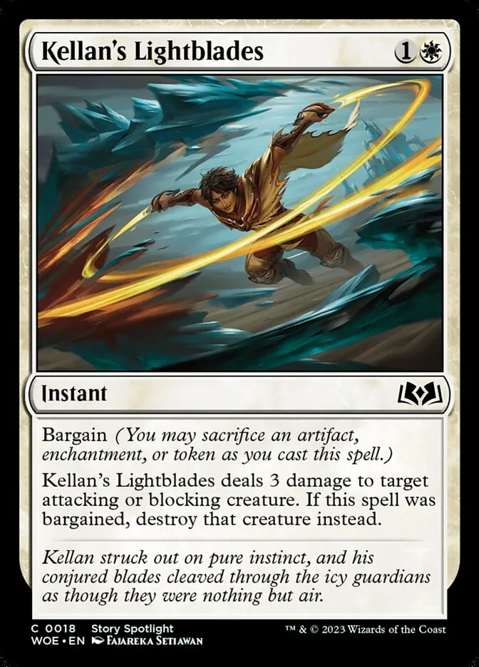 Kellan's Lightblades Front Face
