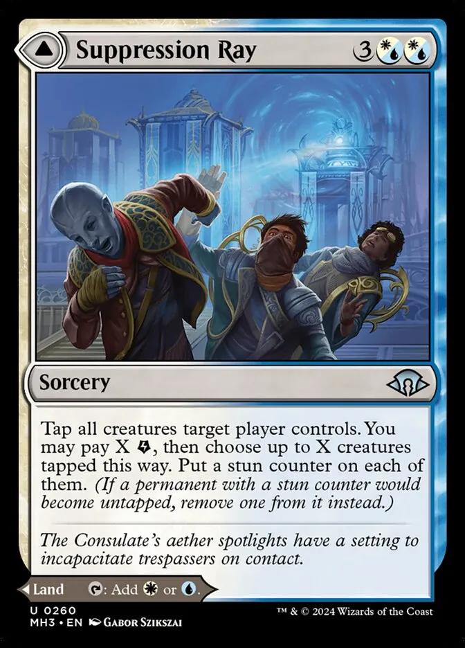 Suppression Ray // Orderly Plaza Front Face
