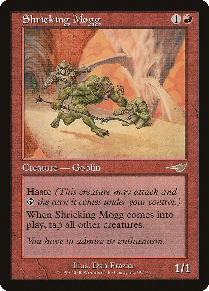 Shrieking Mogg Front Face