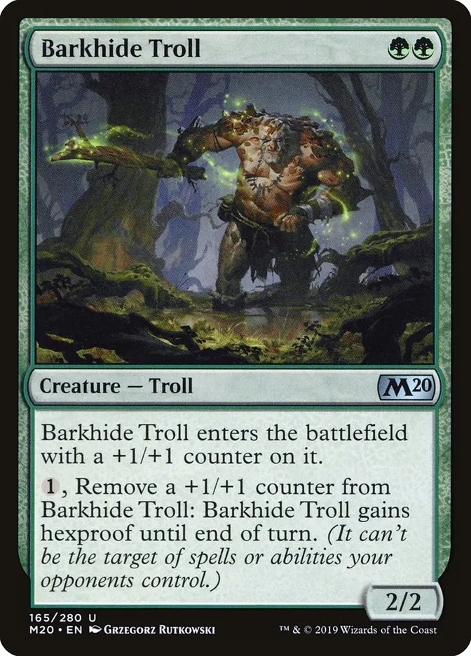 Barkhide Troll Front Face