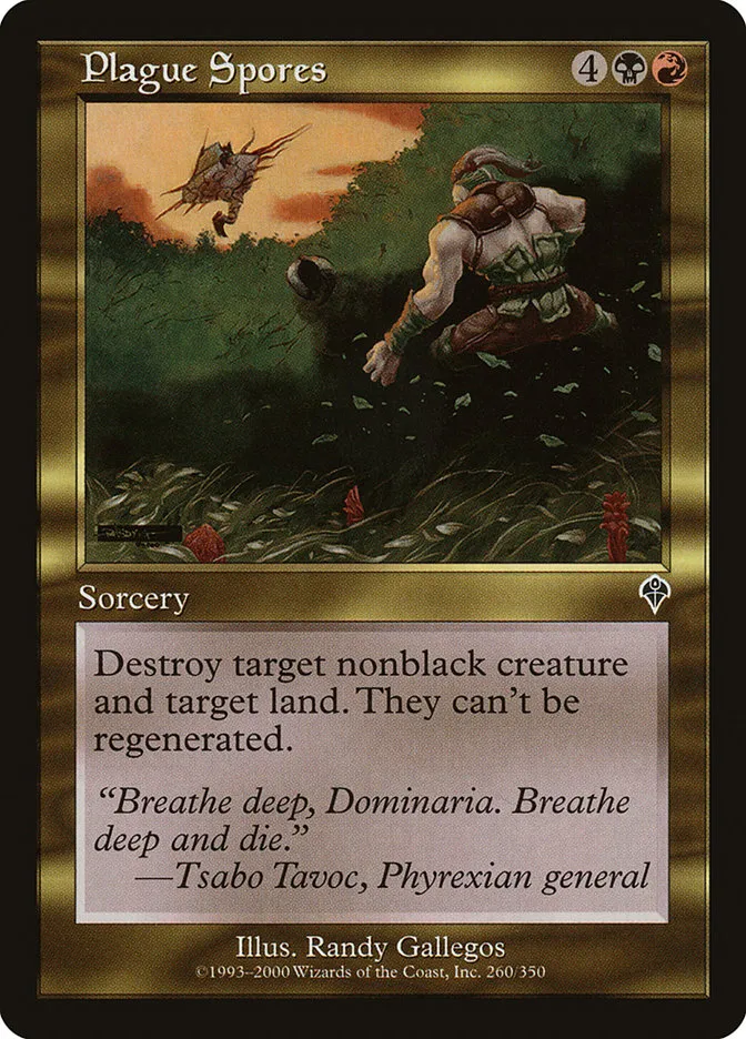 Plague Spores Front Face