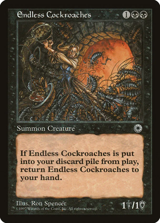 Endless Cockroaches Front Face