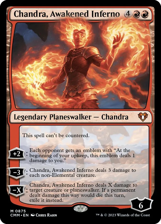 Chandra, Awakened Inferno Front Face