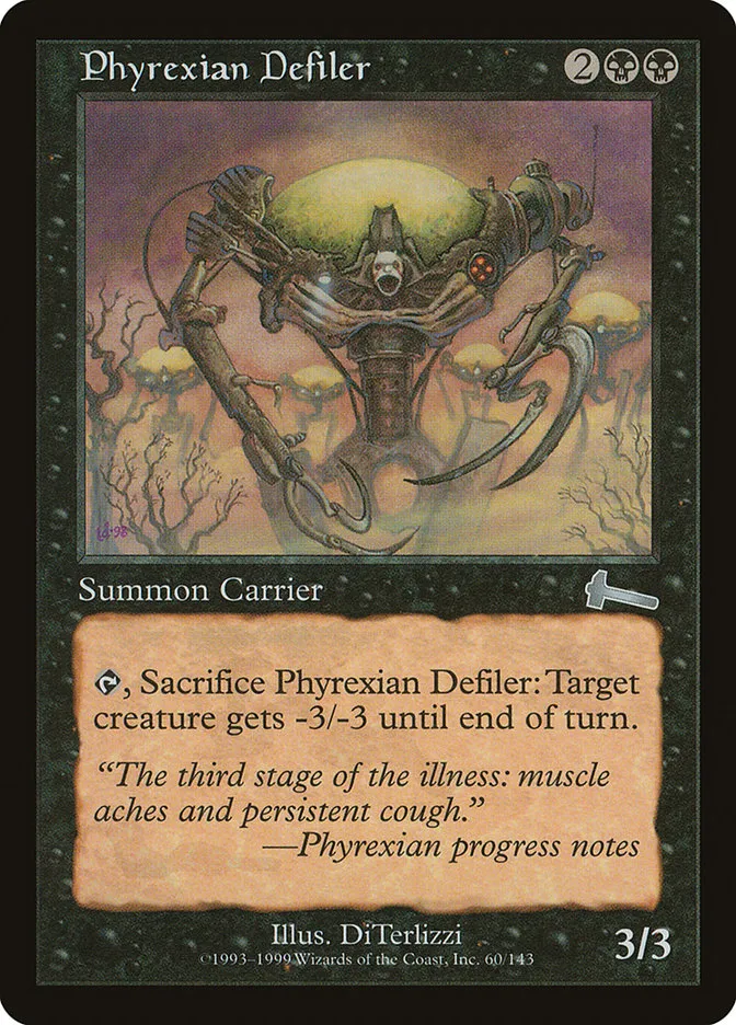 Phyrexian Defiler Front Face