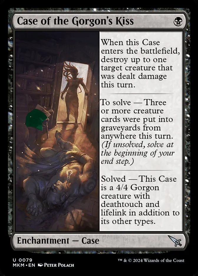 Case of the Gorgon's Kiss Front Face