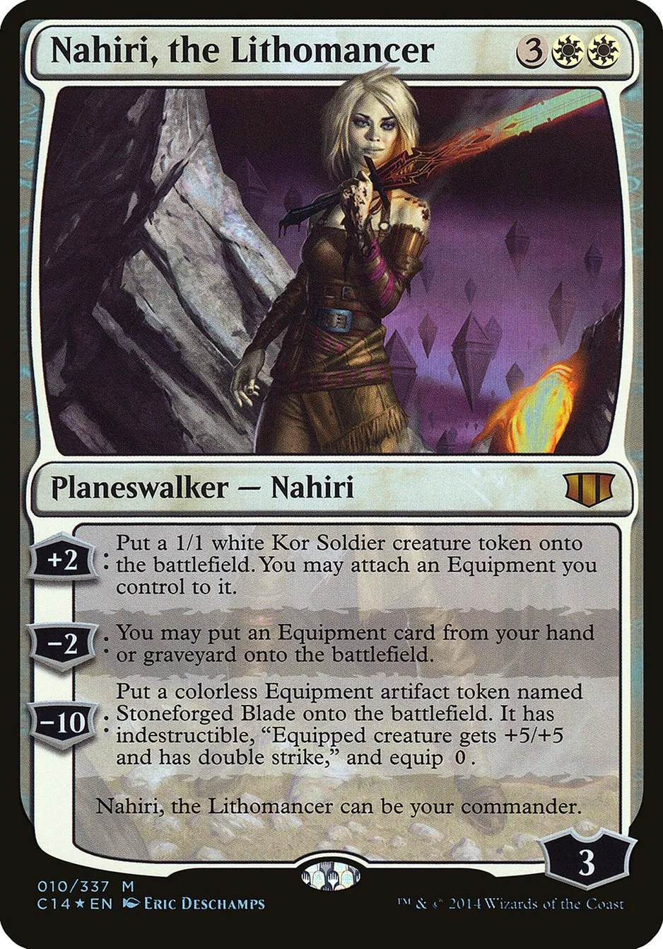Nahiri, the Lithomancer Front Face