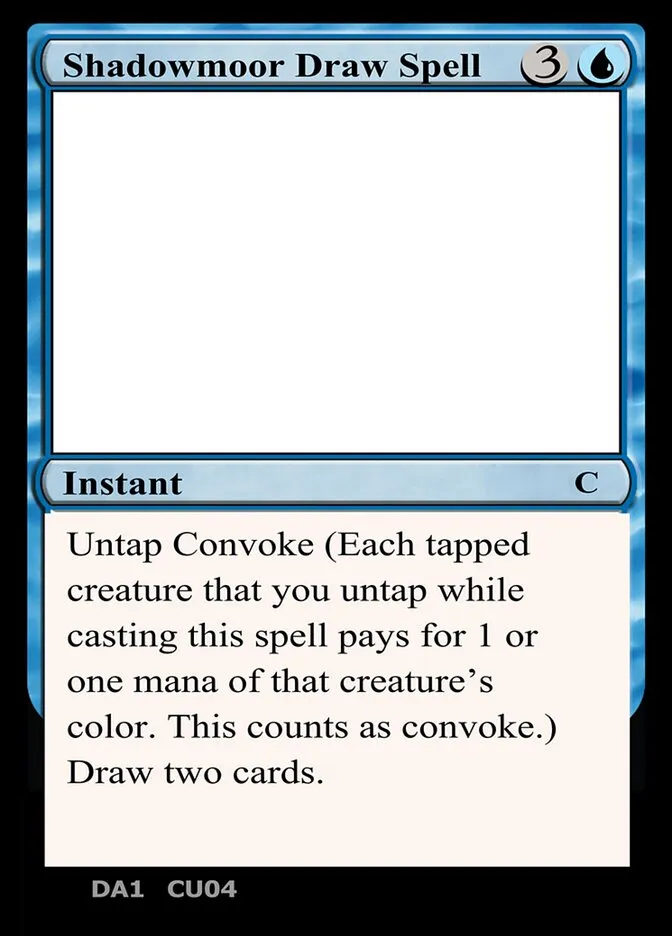 Shadowmoor Draw Spell Front Face