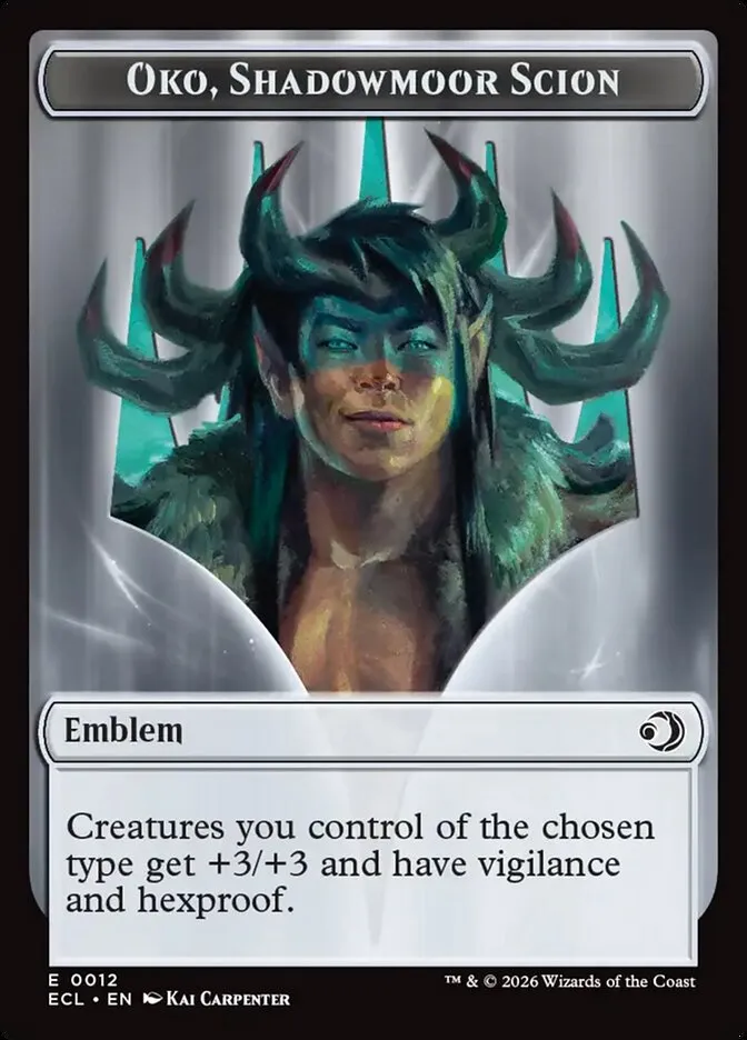 Oko, Shadowmoor Scion Emblem Front Face