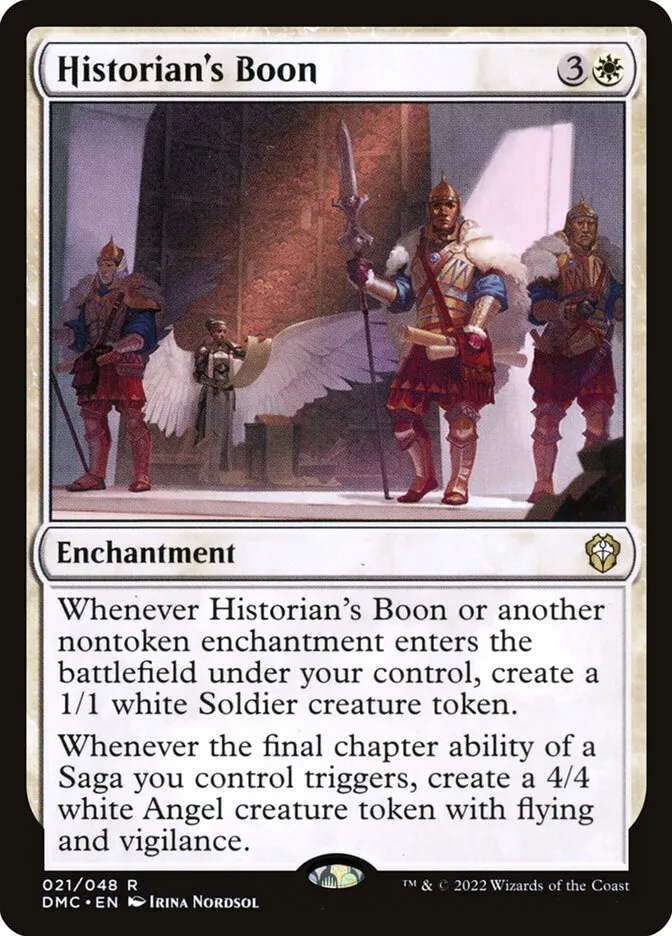 Historian's Boon Front Face