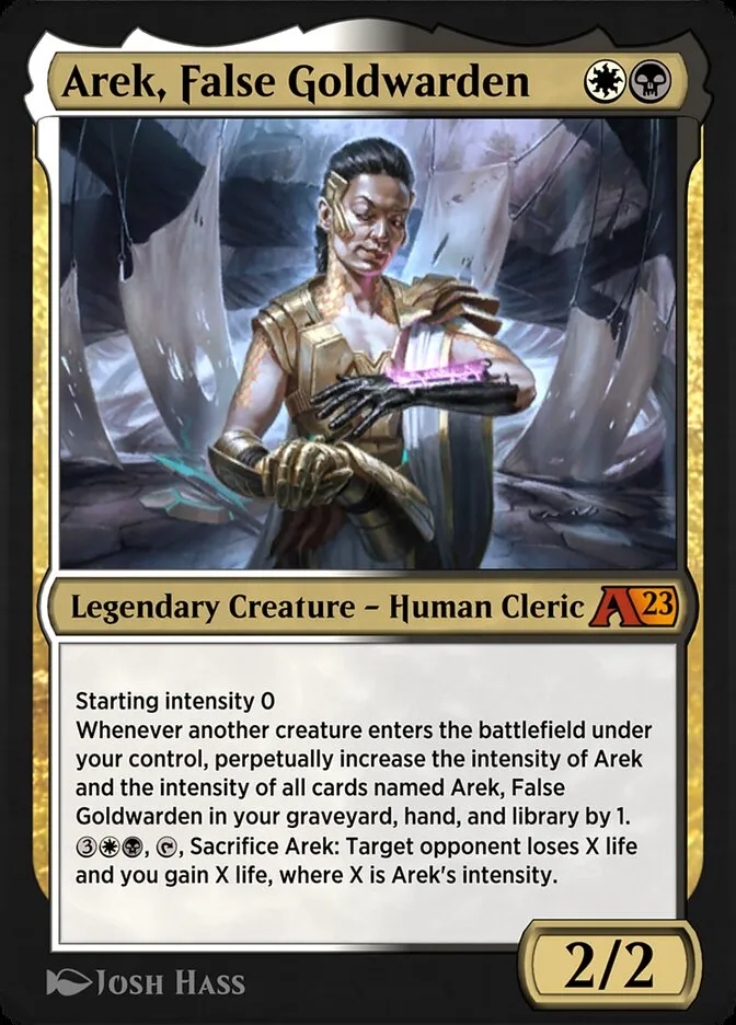 Arek, False Goldwarden Front Face