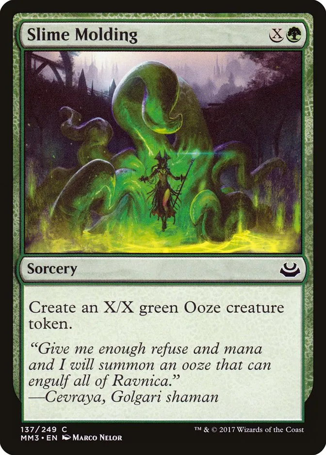 Slime Molding Front Face
