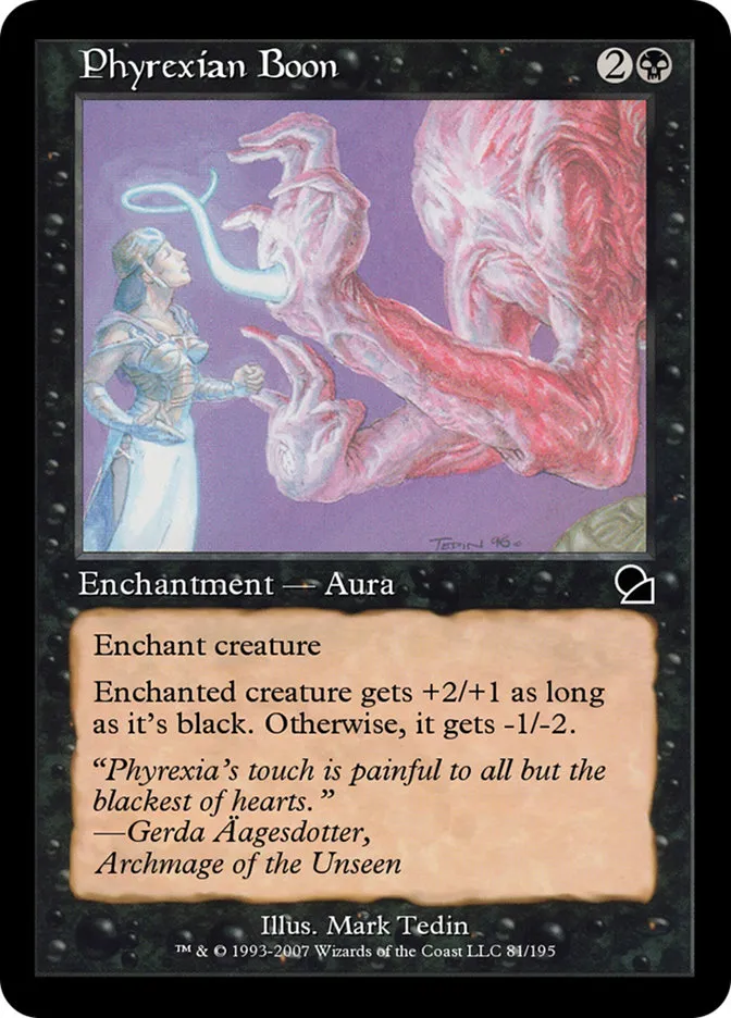 Phyrexian Boon Front Face