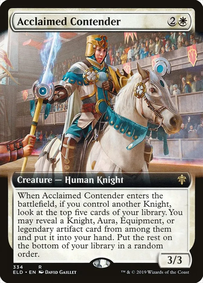 Acclaimed Contender Front Face
