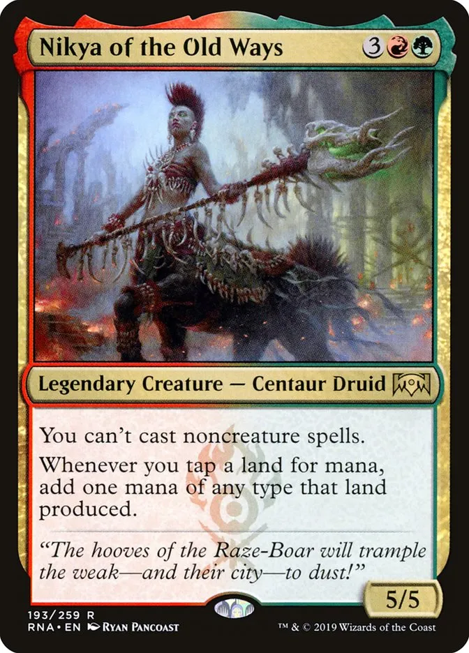 Nikya of the Old Ways Front Face
