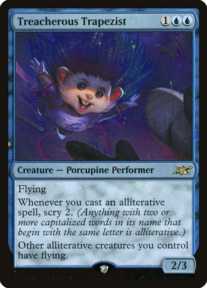 Treacherous Trapezist Front Face