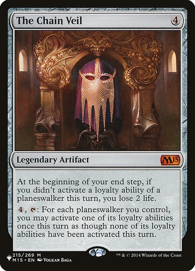 The Chain Veil Front Face