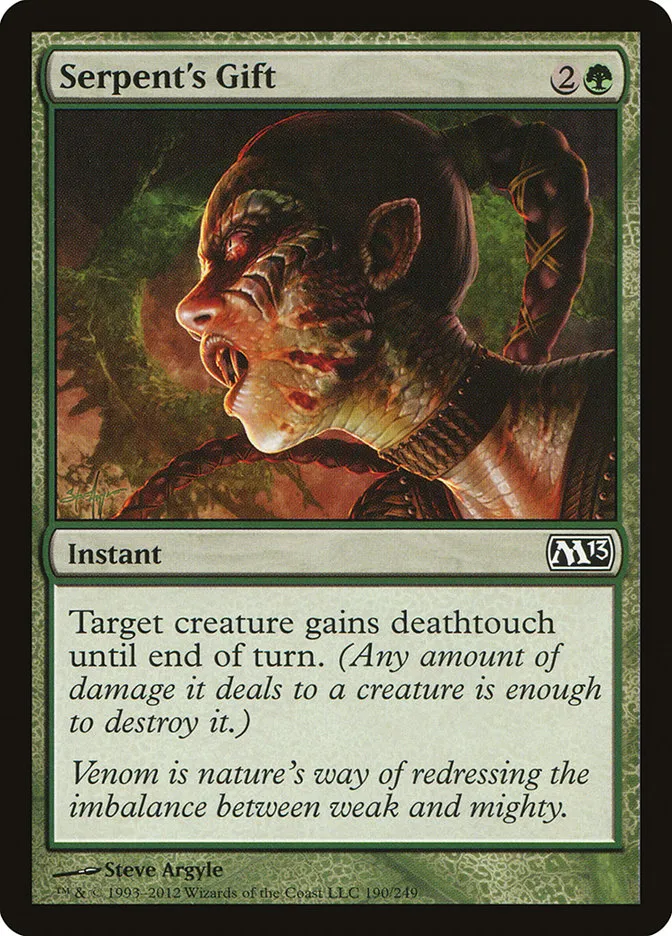 Serpent's Gift Front Face