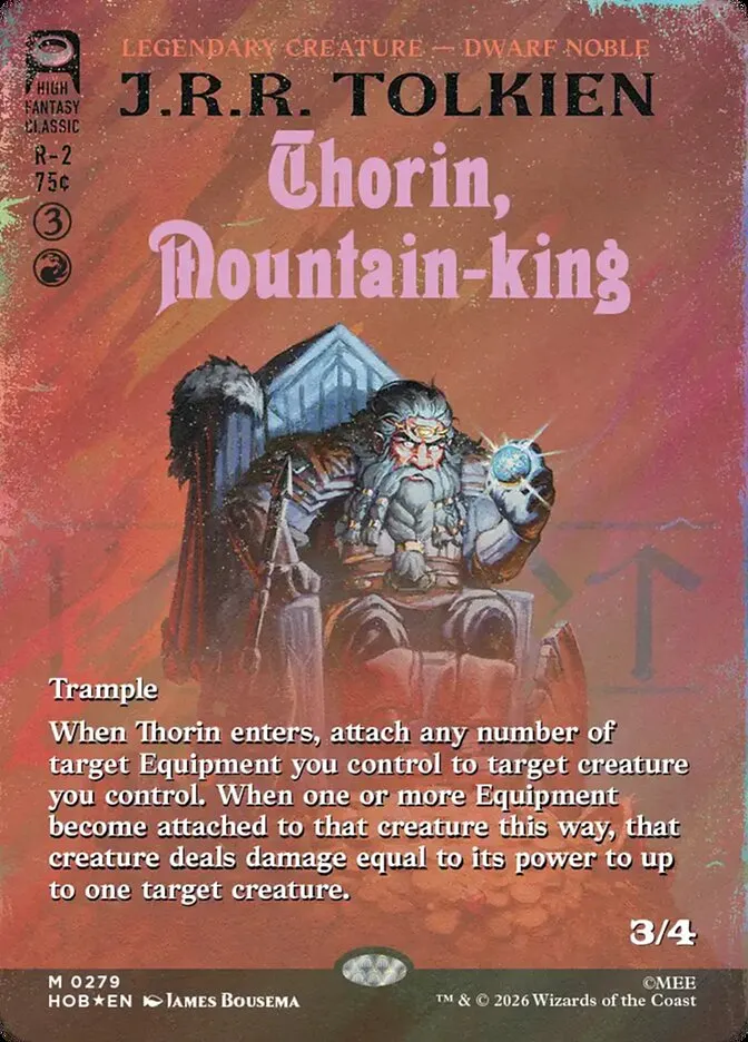 Thorin, Mountain-king Front Face