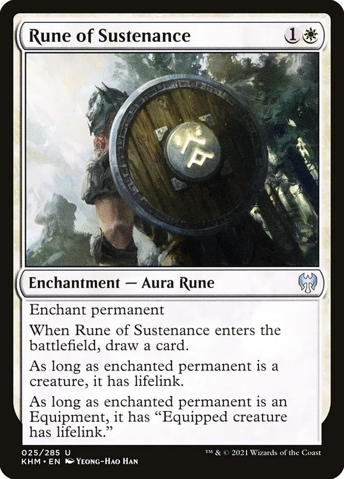 Rune of Sustenance Front Face