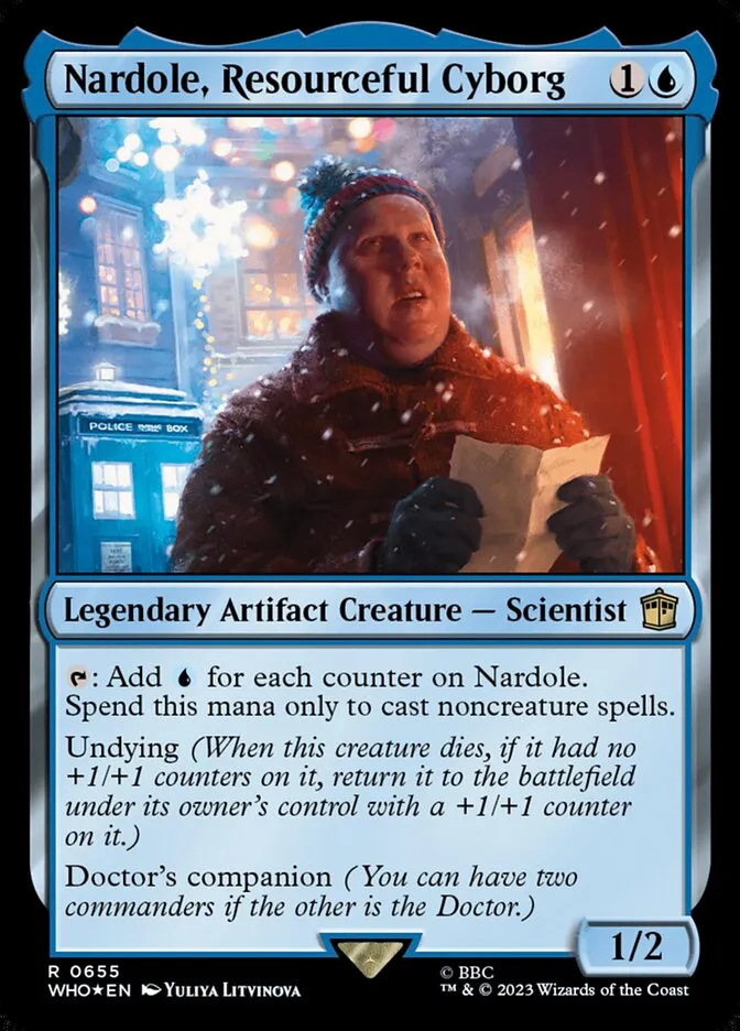 Nardole, Resourceful Cyborg Front Face