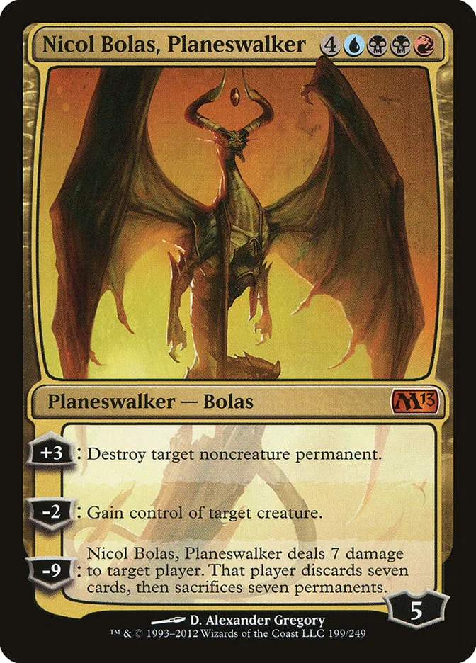 Nicol Bolas, Planeswalker Front Face