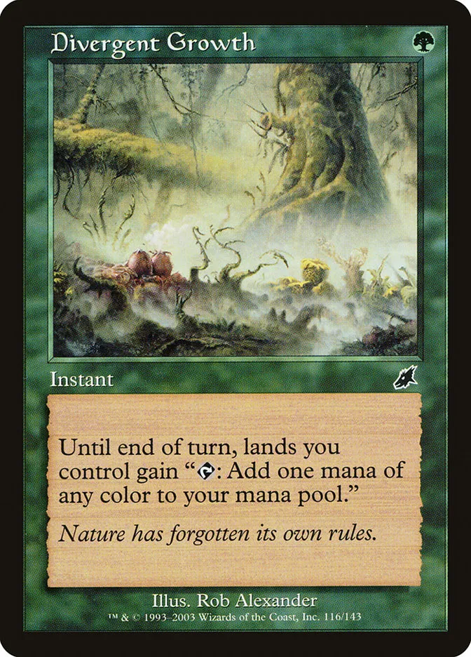 Divergent Growth Front Face