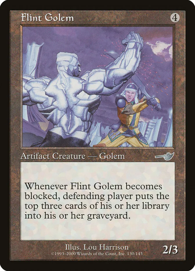 Flint Golem Front Face