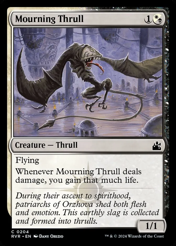 Mourning Thrull Front Face