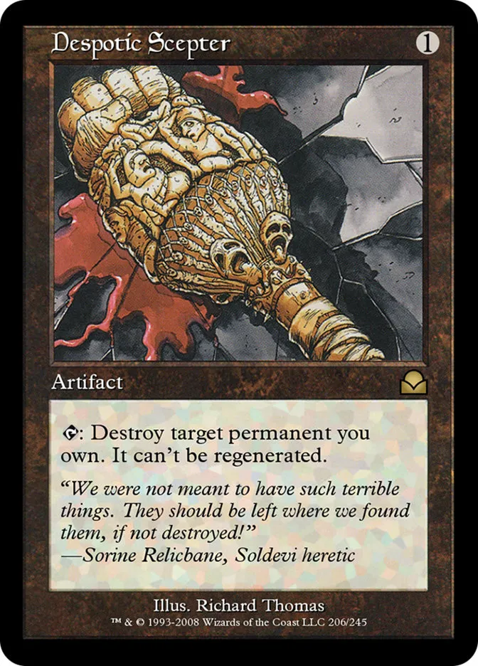 Despotic Scepter Front Face