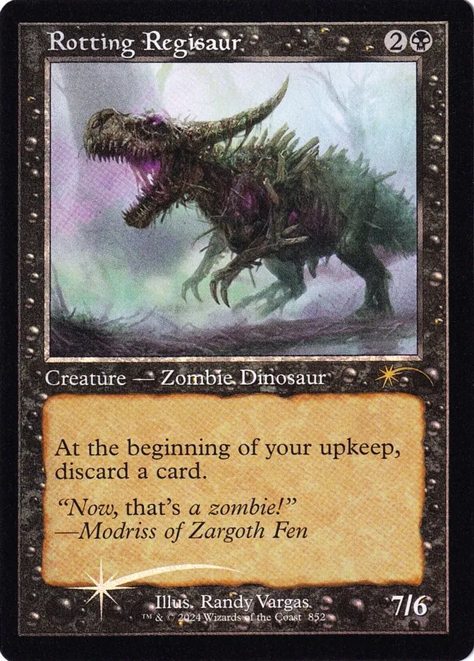 Rotting Regisaur Front Face