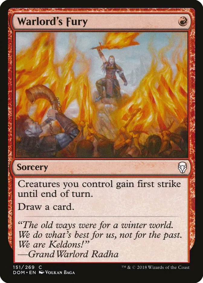 Warlord's Fury Front Face