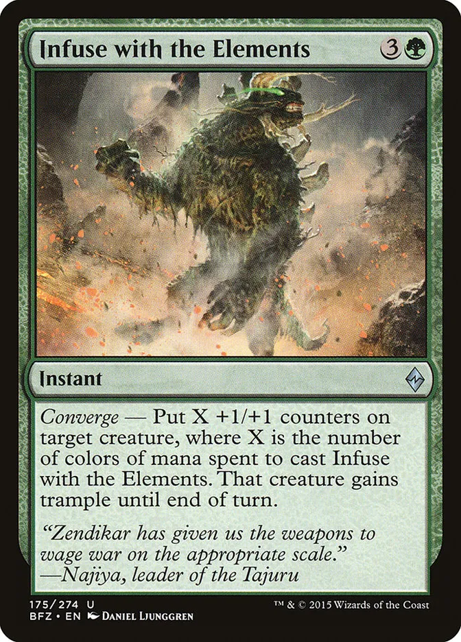 Infuse with the Elements Front Face