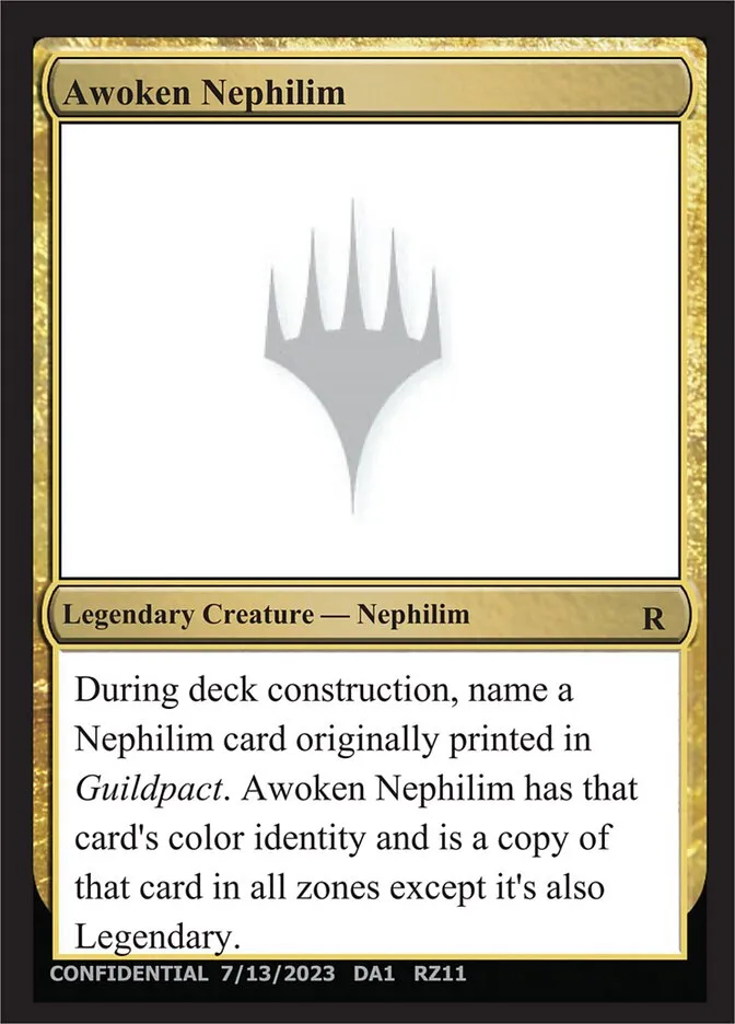 Awoken Nephilim Front Face