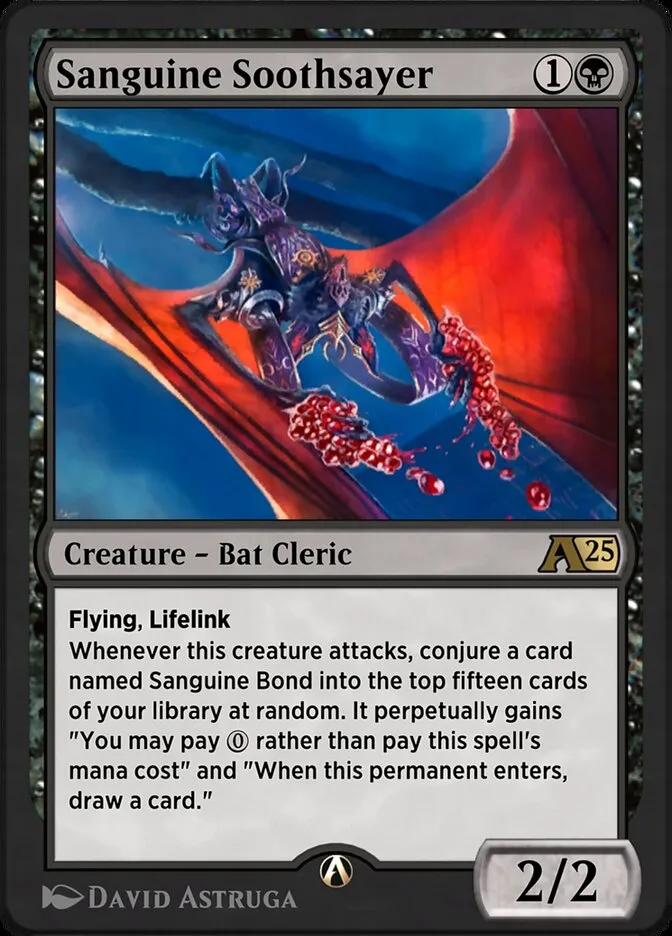 Sanguine Soothsayer Front Face