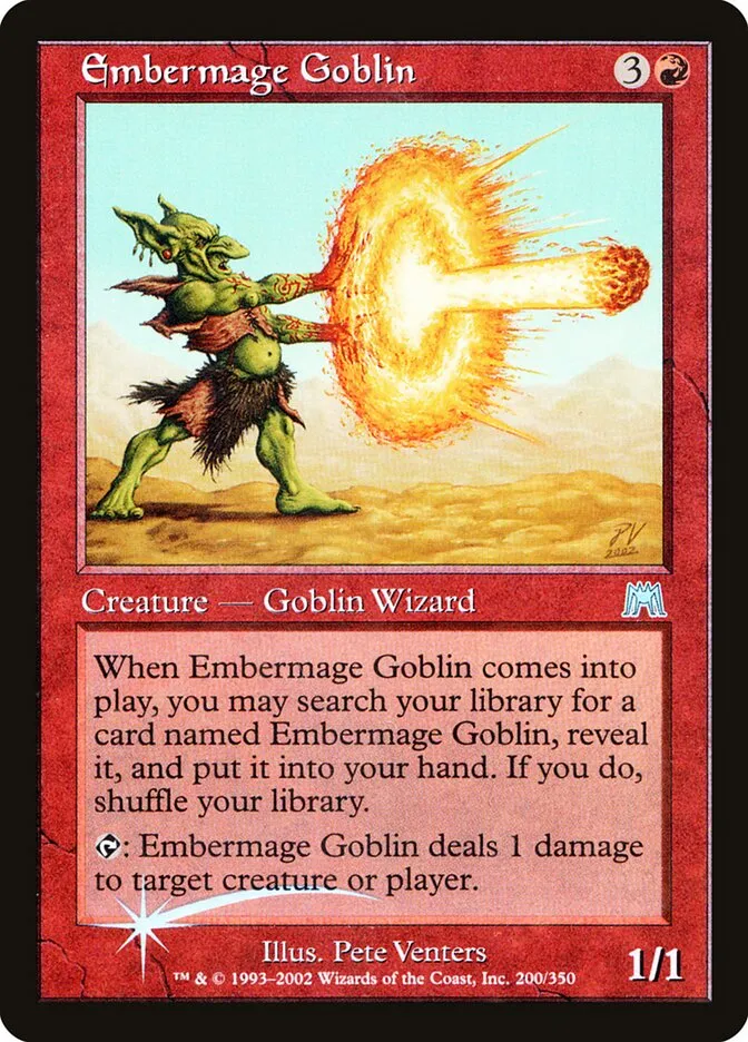 Embermage Goblin Front Face