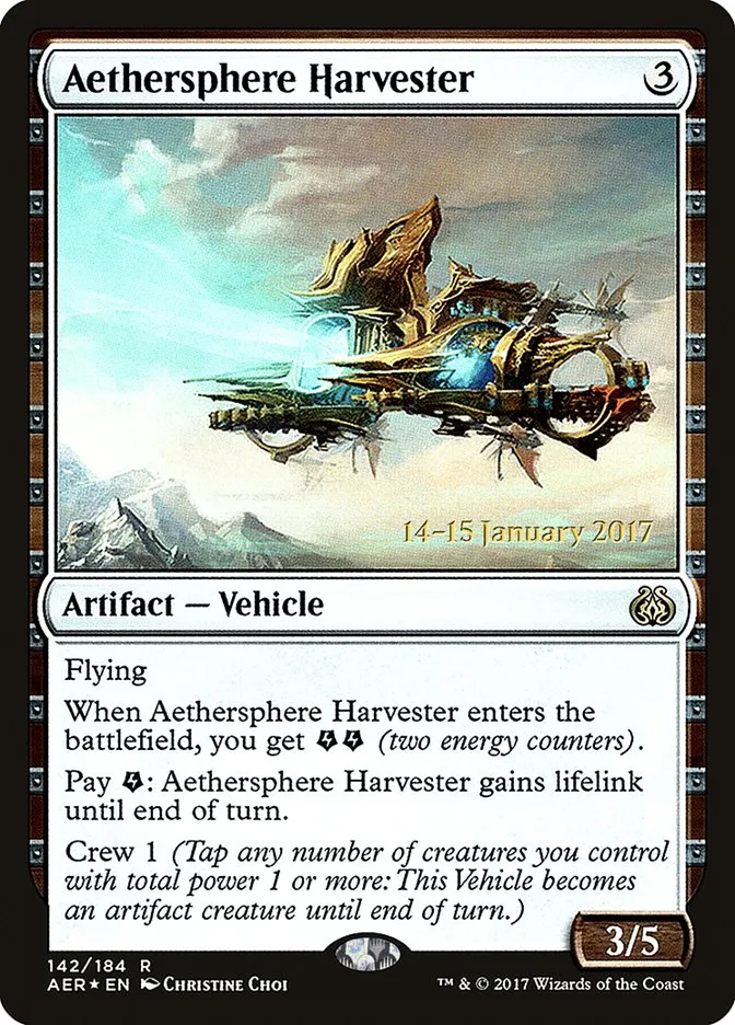 Aethersphere Harvester Front Face
