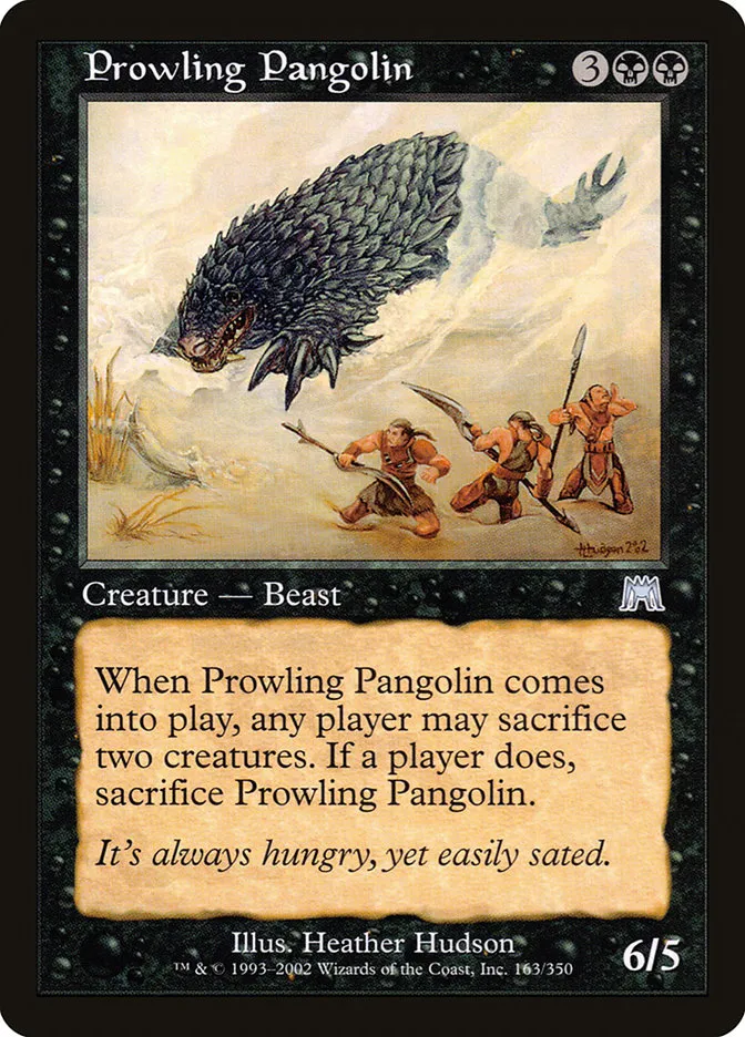 Prowling Pangolin Front Face