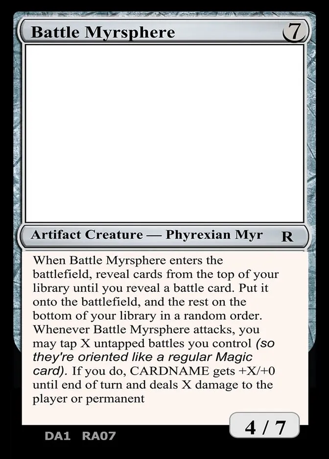 Battle Myrsphere Front Face