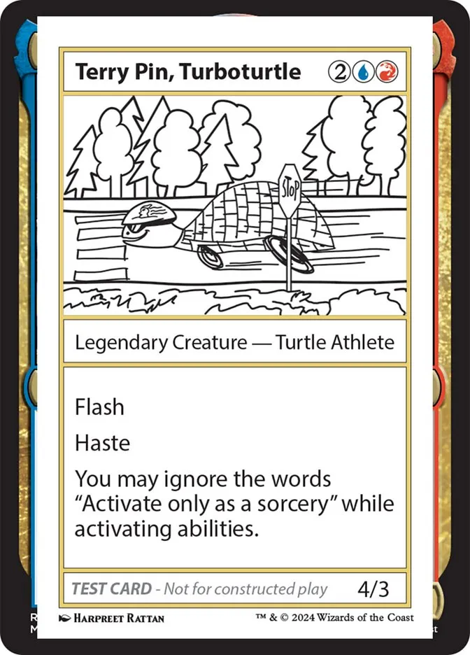 Terry Pin, Turboturtle Front Face